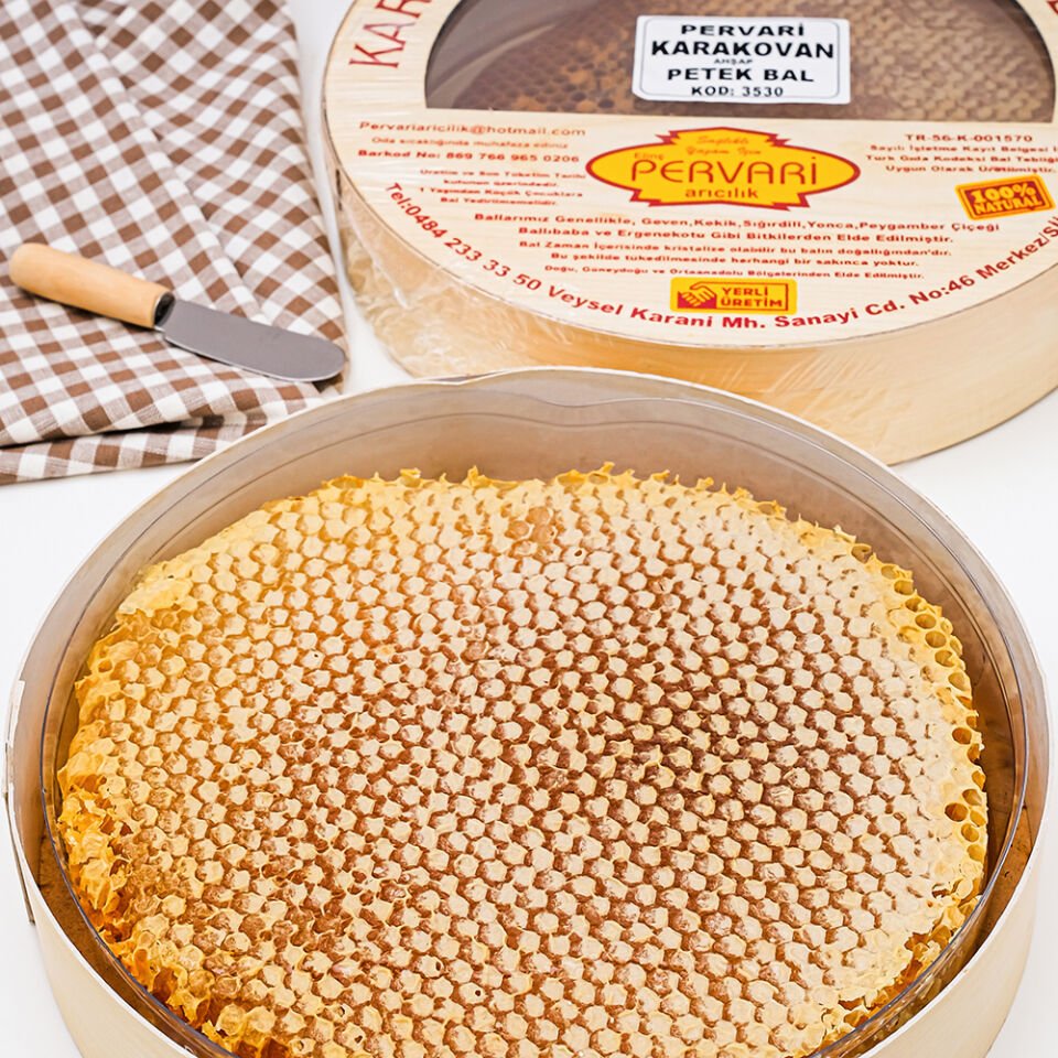 Siirt Karakovan Balı Ahşap Kutu (1200 gr)