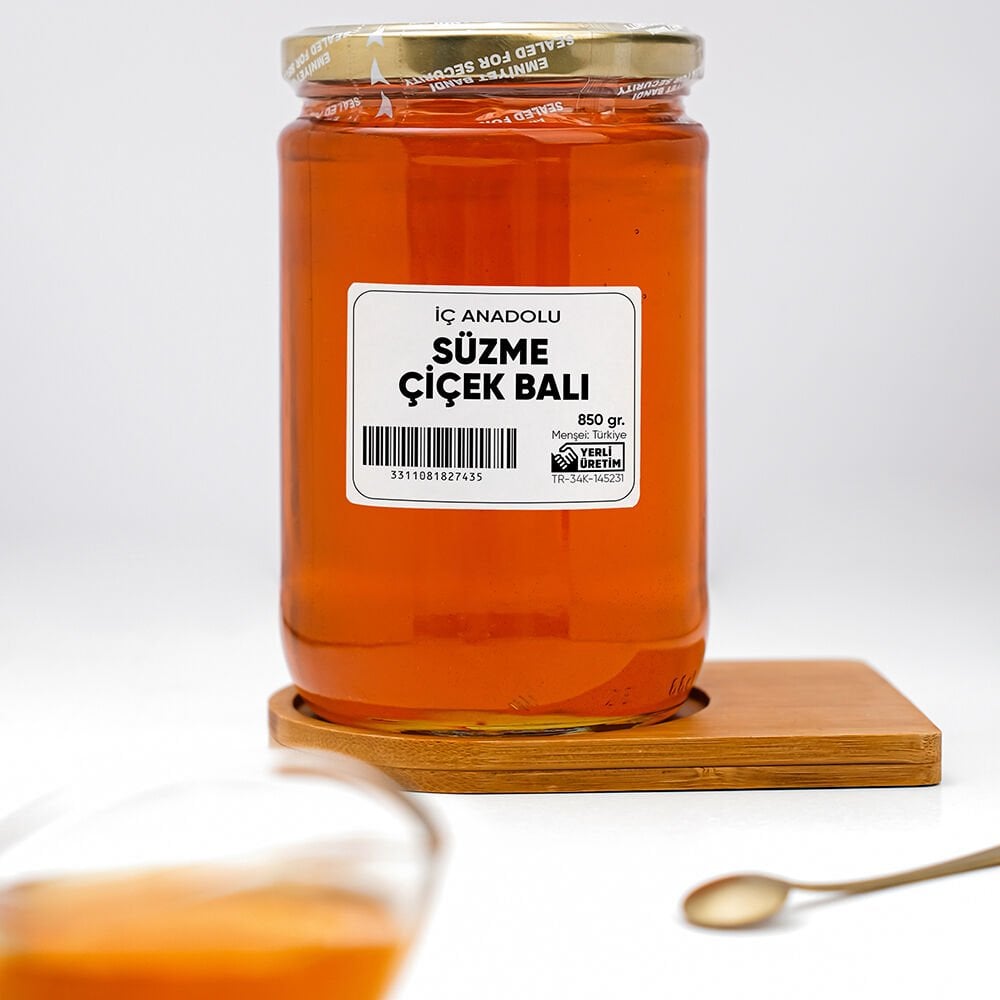İç Anadolu Süzme Çiçek Balı (850 gr)