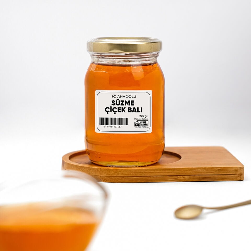 İç Anadolu Süzme Çiçek Balı (225 gr)