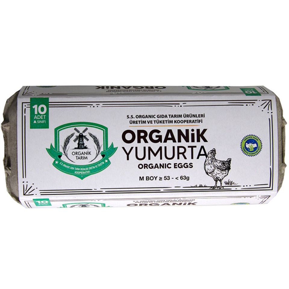 Tire Organik Yumurta 10 lu
