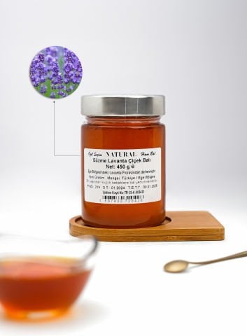 Lavanta Süzme Çiçek Balı (450 gr)