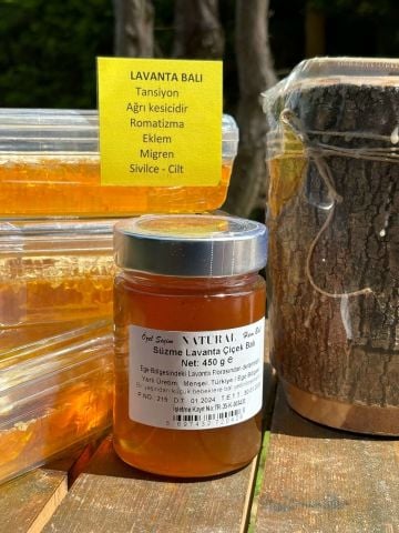 Lavanta Süzme Çiçek Balı (450 gr)