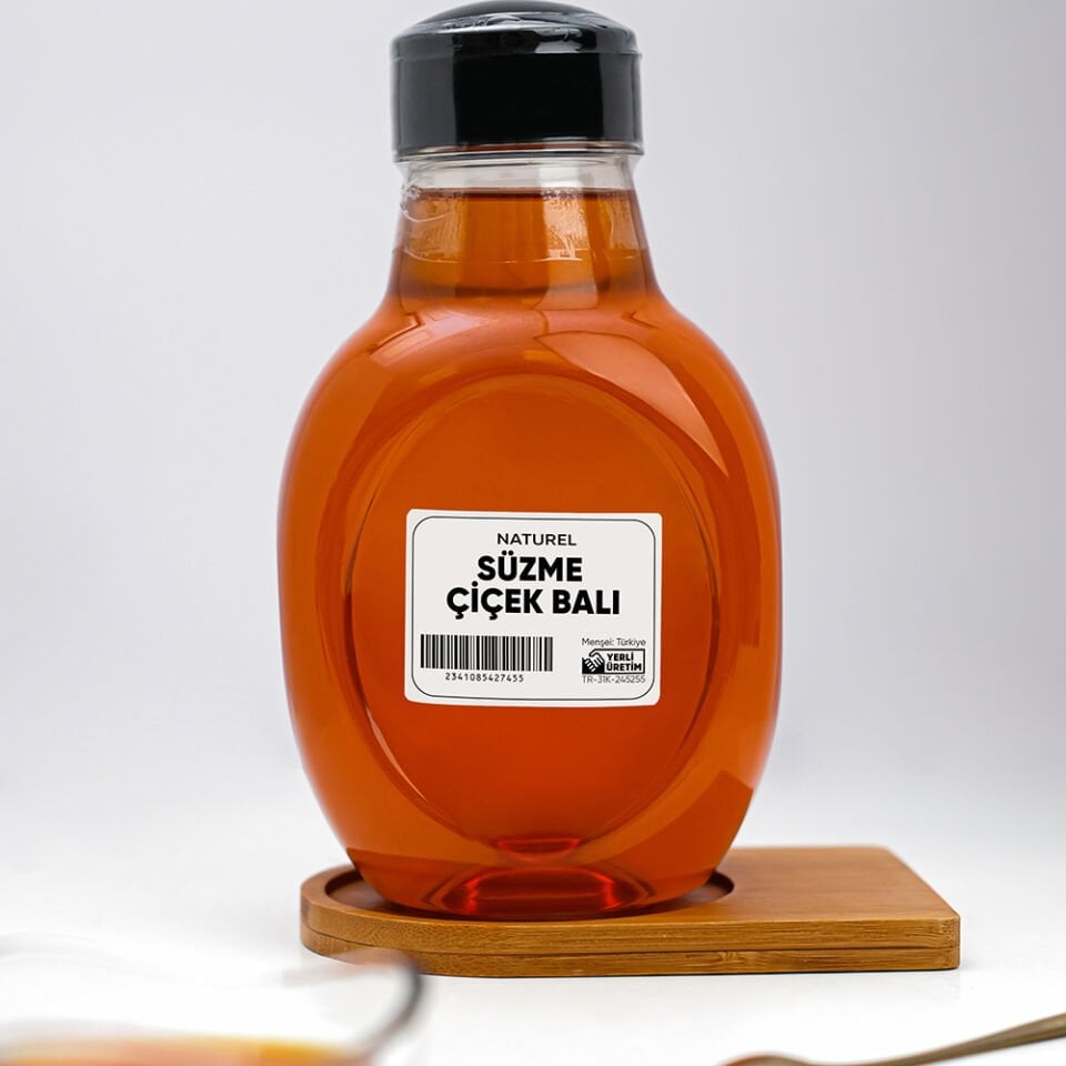 Natürel Süzme Çiçek Balı (1000 gr)