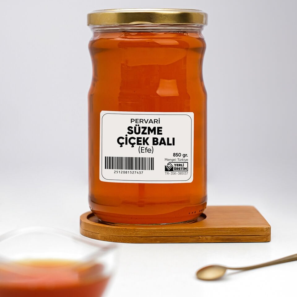 Pervari Süzme Çiçek Balı (850 gr)