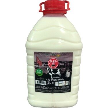 Çakaltepe Doğal Çiğ İnek Sütü (3 lt)