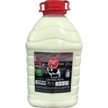 Çakaltepe Doğal Çiğ İnek Sütü (3 lt)