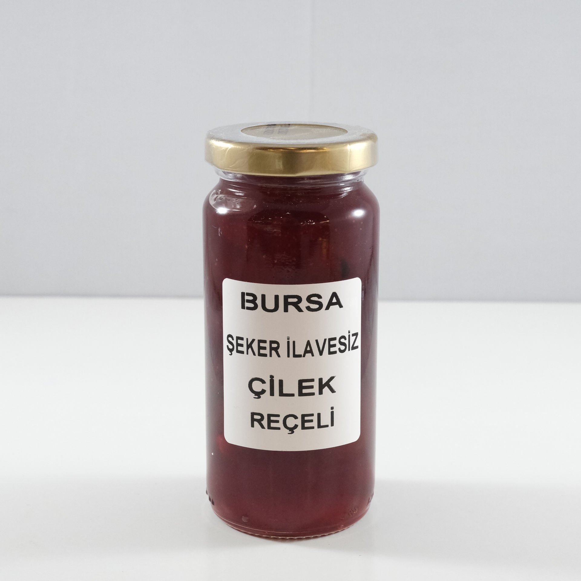 Çilek Reçeli (Elma Suyu ile Tatlandırılmış) (300 gr)