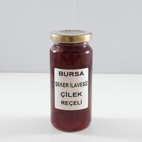Çilek Reçeli (Elma Suyu ile Tatlandırılmış) (300 gr)