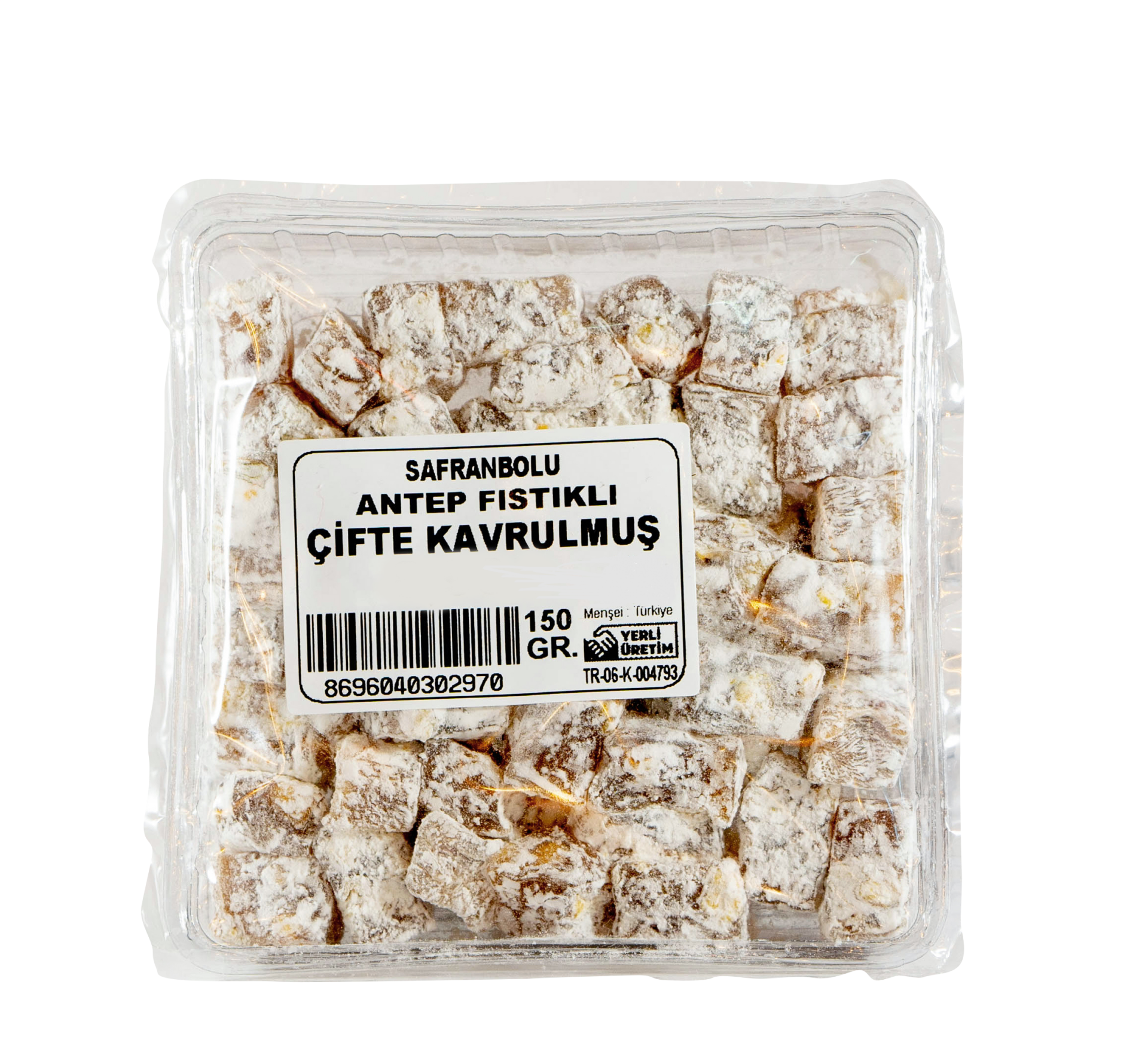 Antep Fıstıklı  Çifte  Kavrulmuş Lokum (150 gr)