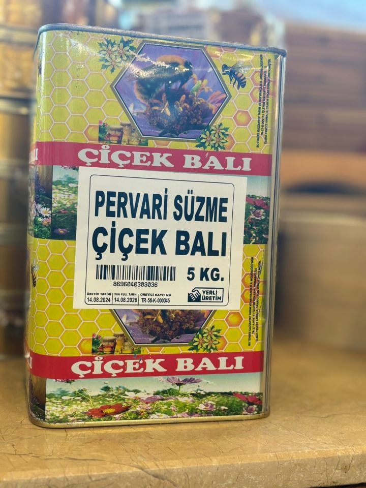 Pervari Süzme Bal (5000 gr)