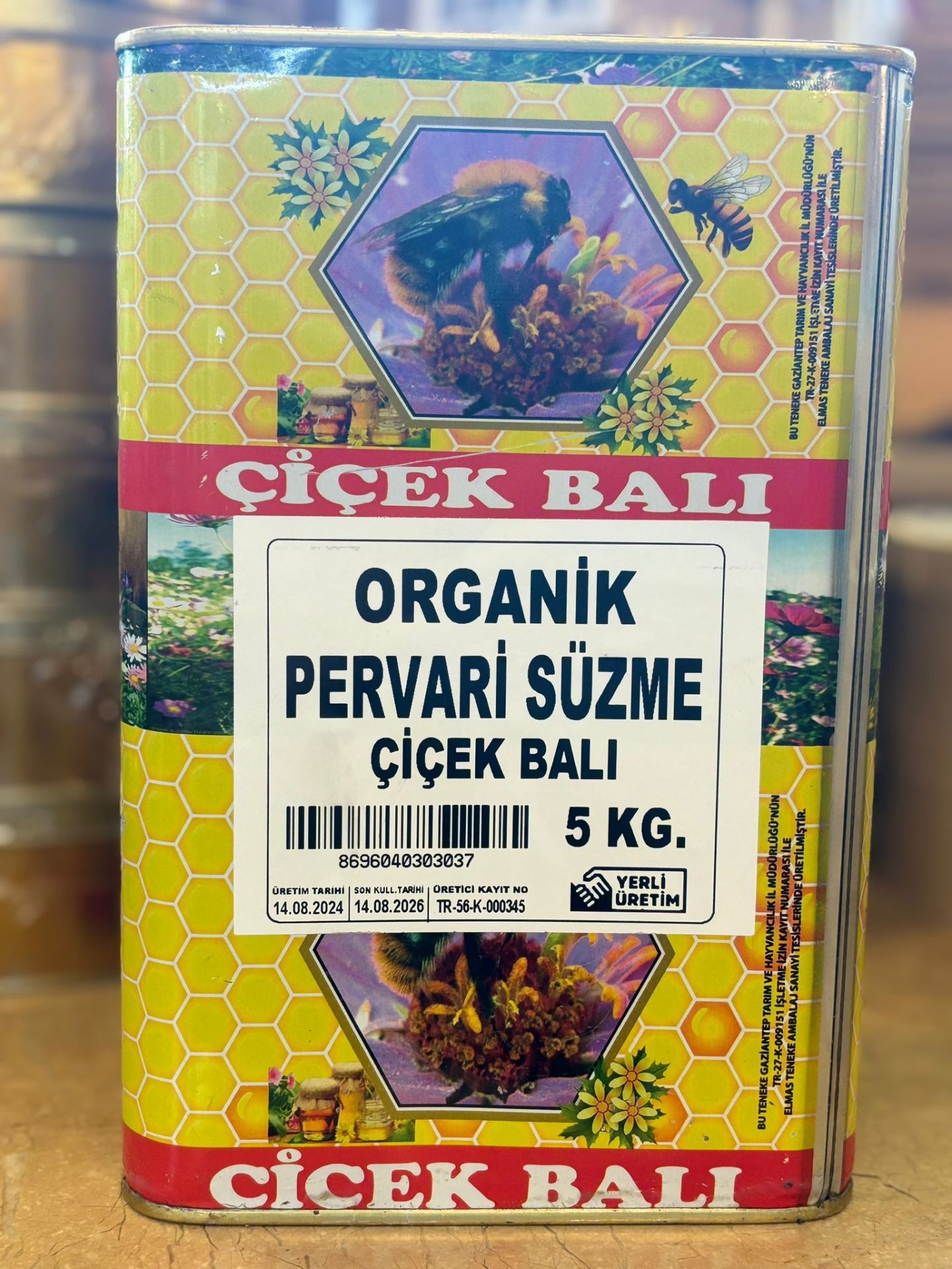 Pervari Organik Süzme Bal (5000 gr)