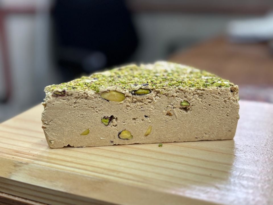 Manisa Antep Fıstıklı Tahin Helva  Şekersiz (300 gr)
