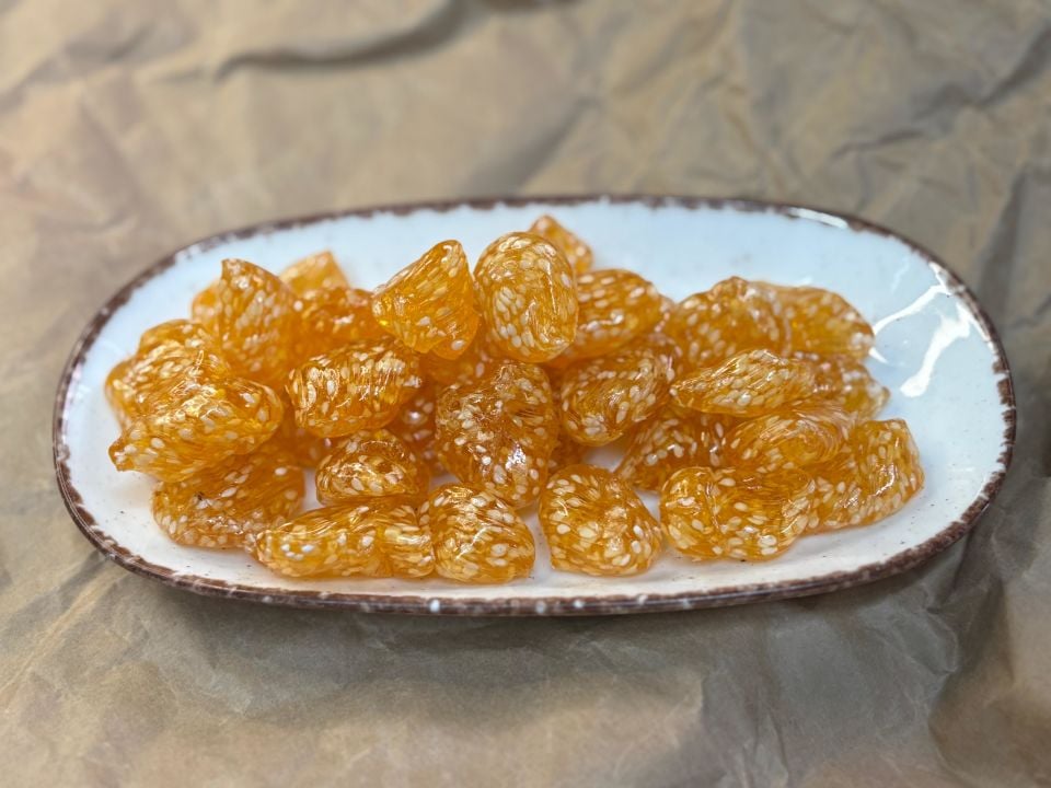 Nostalji Özel Üretim Susamlı Akide Şekeri (250 gr)