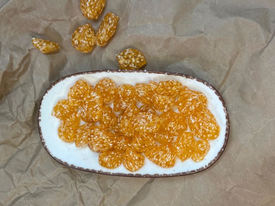 Nostalji Özel Üretim Susamlı Akide Şekeri (250 gr)