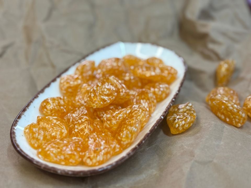 Nostalji Özel Üretim Susamlı Akide Şekeri (250 gr)