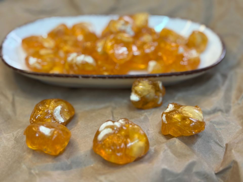 Nostalji Özel Üretim Yer Fıstıklı  Akide Şekeri (250 gr)