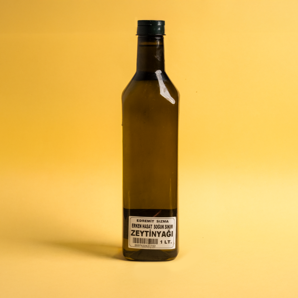 Edremit Zeytinyağı Soğuk Sıkım Erken Hasat (1 lt)