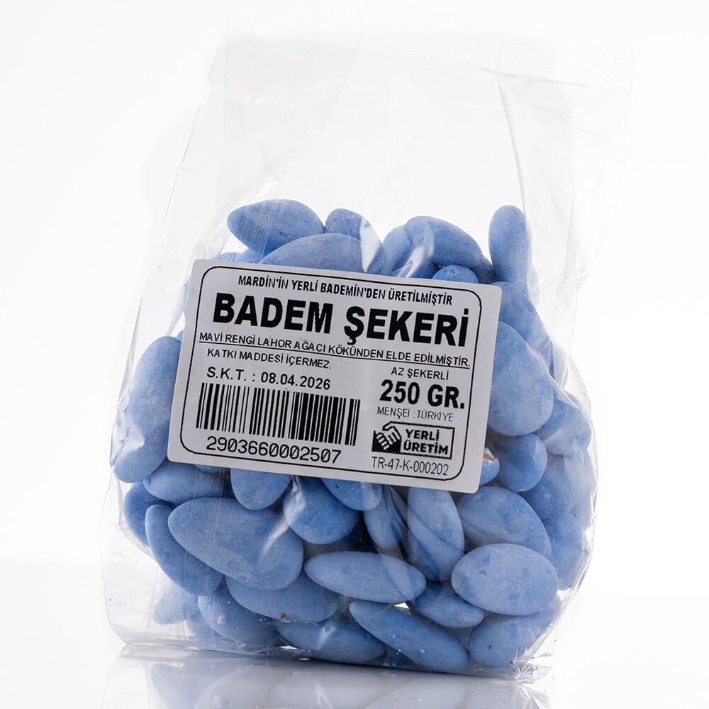 Mardin Badem Şekeri Mavi (250 gr)