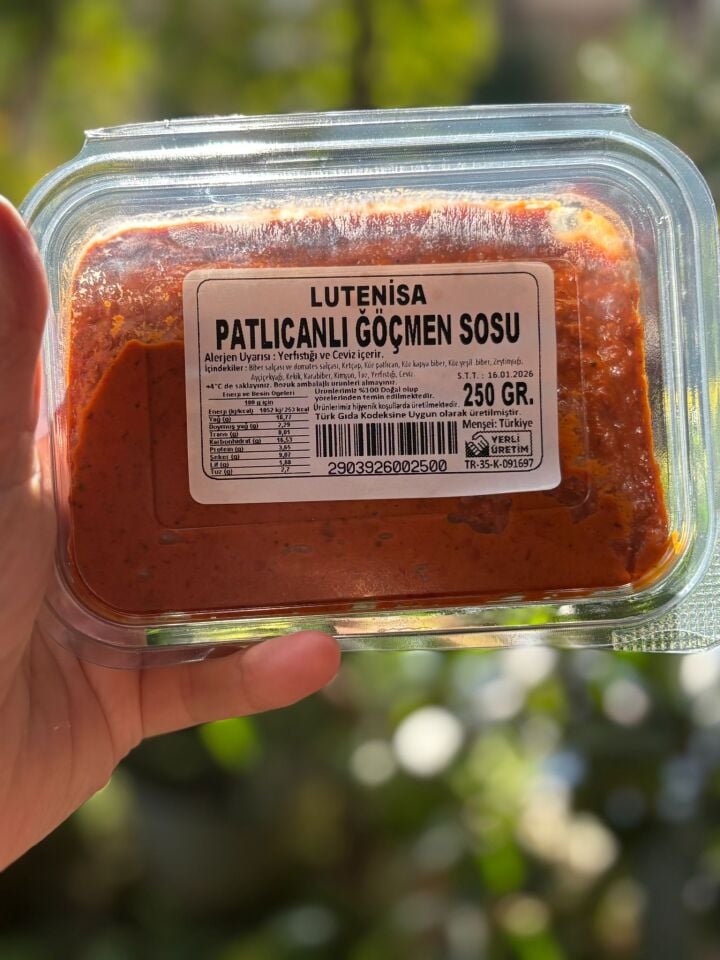 Lutenisa Patlıcanlı Göçmen Sosu (250 gr)