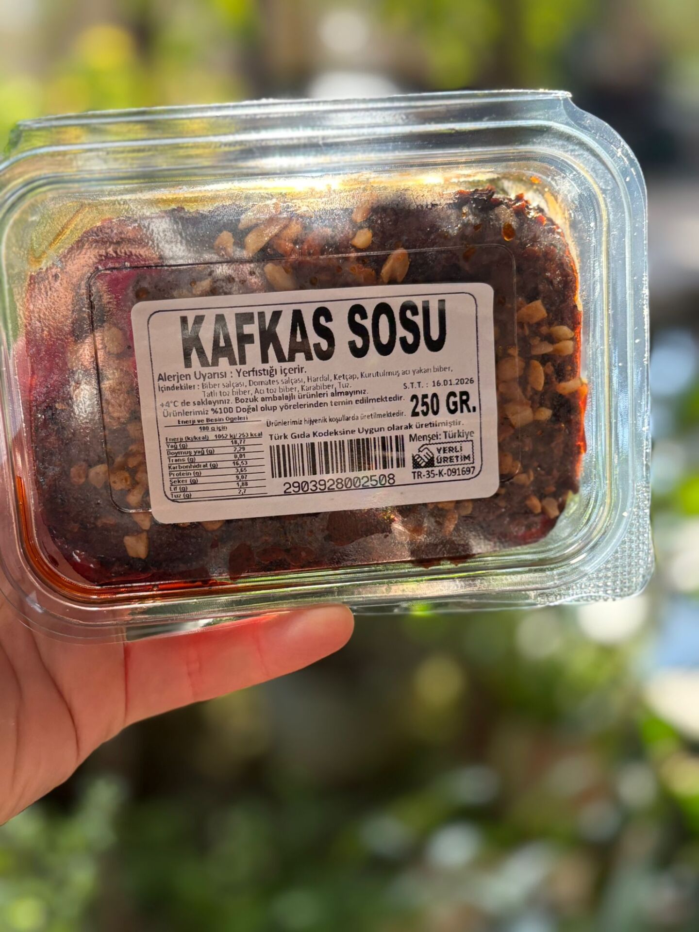 Kafkas Sosu (250 gr)