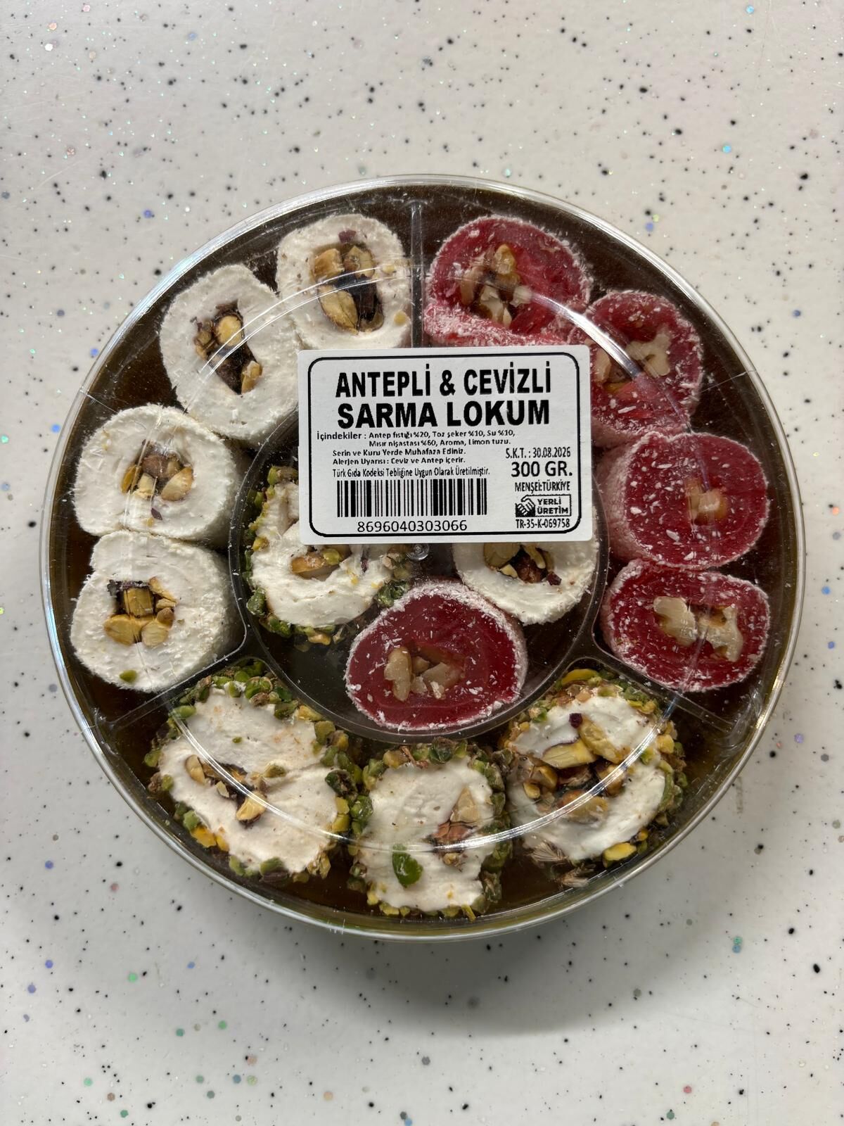 Antepli Cevizli Sarma Lokum (300 gr)