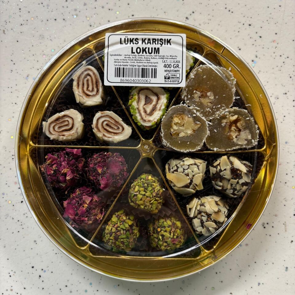 Lüks Karışık Lokum (400 gr)