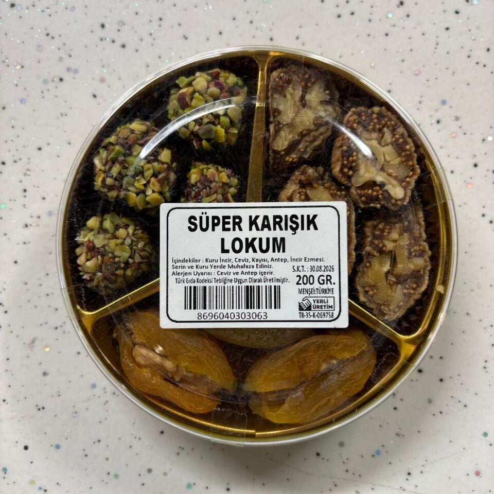 Süper Karışık Lokum (200 gr)