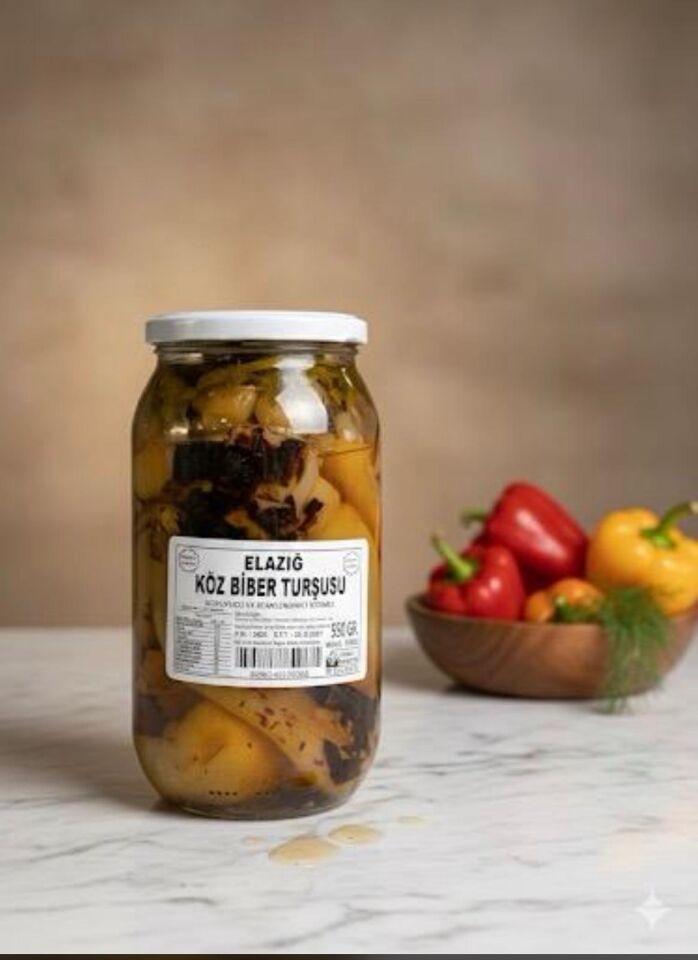 Elazığ Köz Biber Turşusu (550 gr)