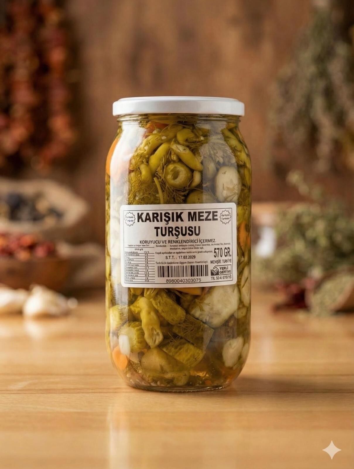 Karışık Meze Turşusu (570 gr)
