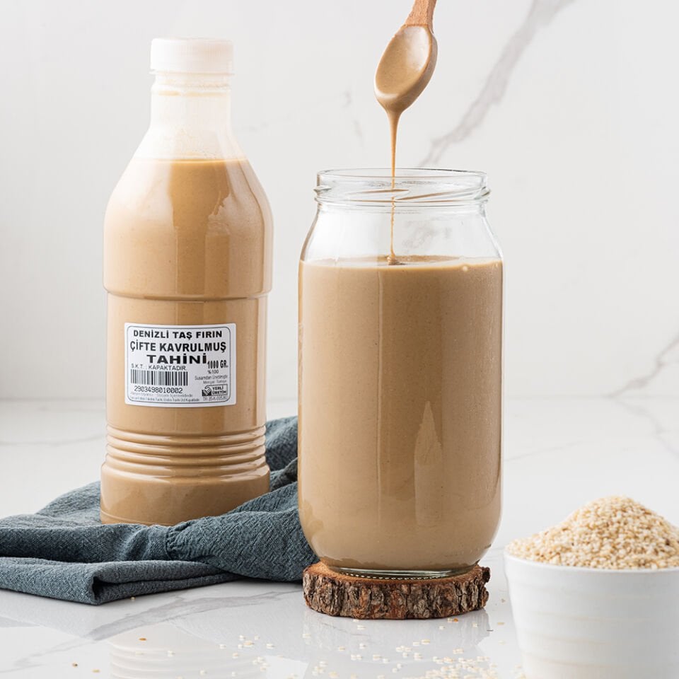 Denizli Çifte Kavrulmuş Taş Fırın Tahini (1000 gr)