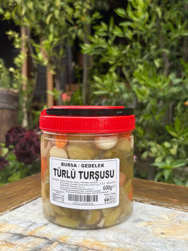 Bursa Gedelek Türlü Turşu (600 gr)