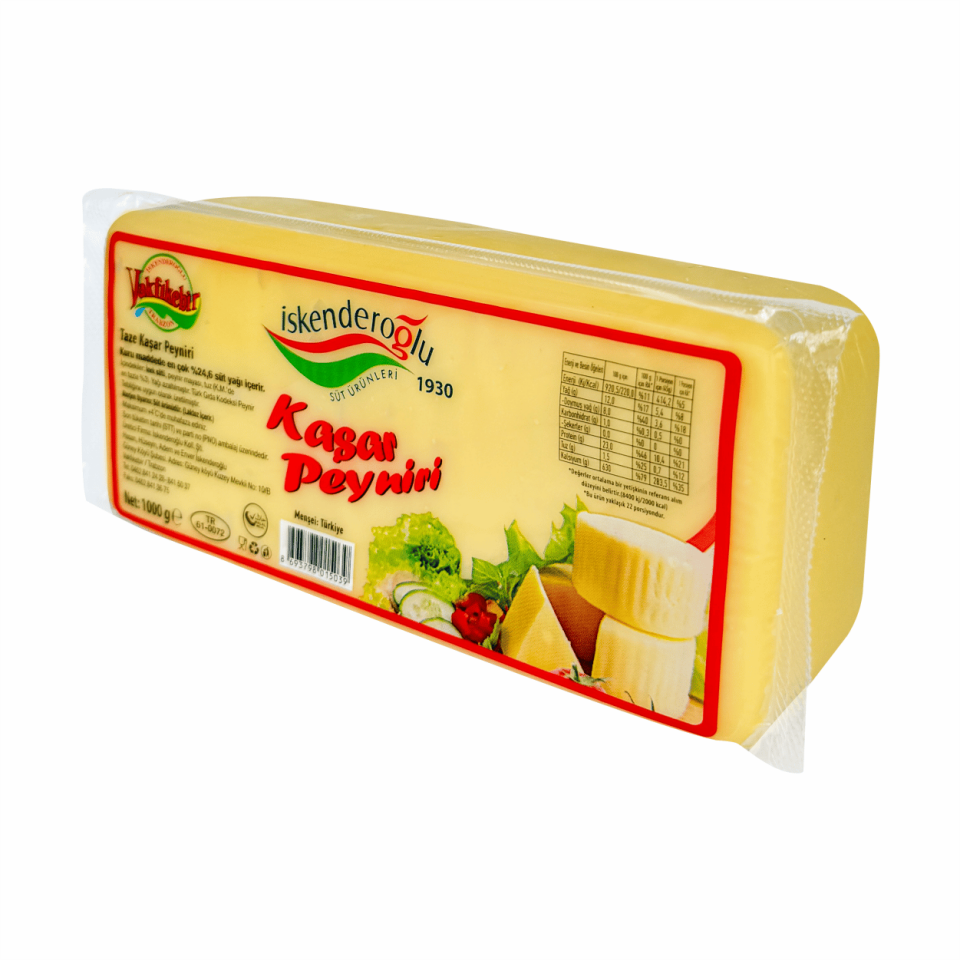 Trabzon Taze Kaşar Peyniri (1000 gr)