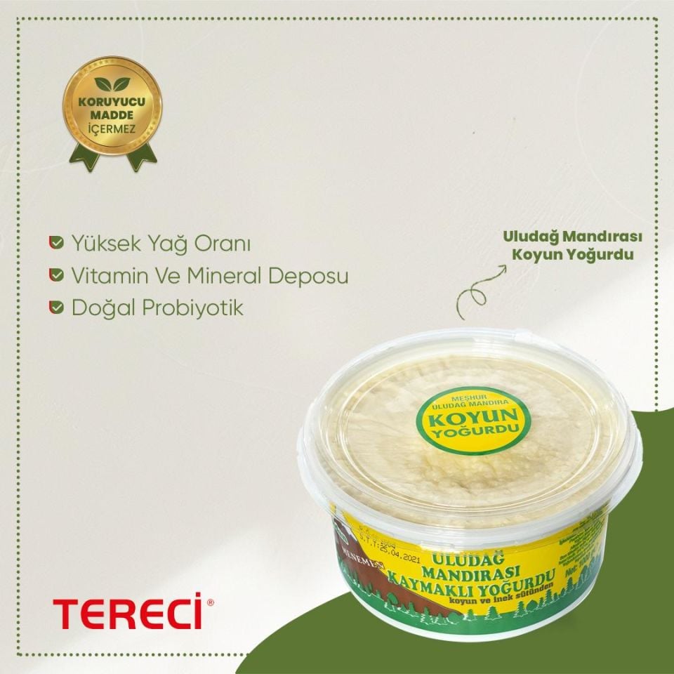 Uludağ Mandırası Koyun Yoğurdu (1000 gr)