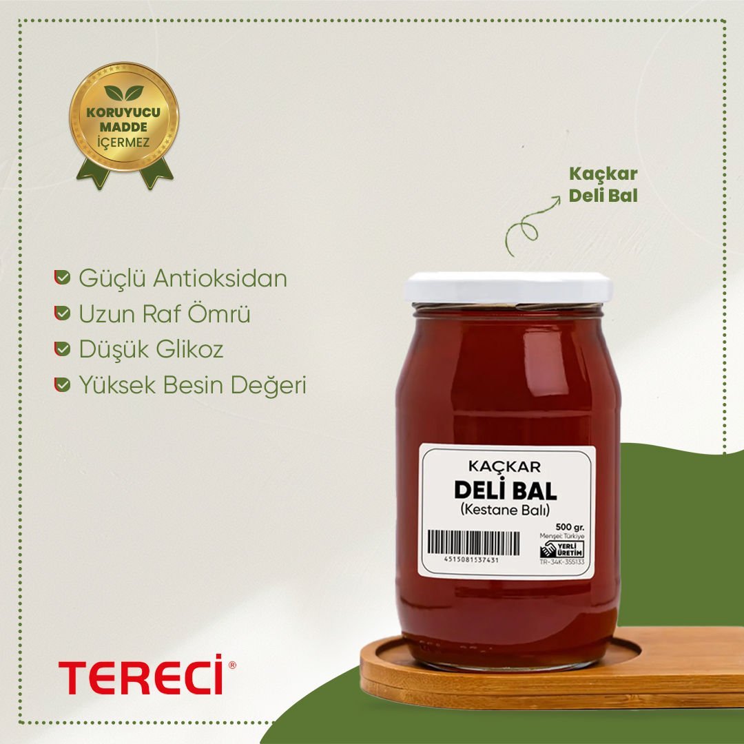 Kaçkar Kestane Balı Deli Bal (500 gr)