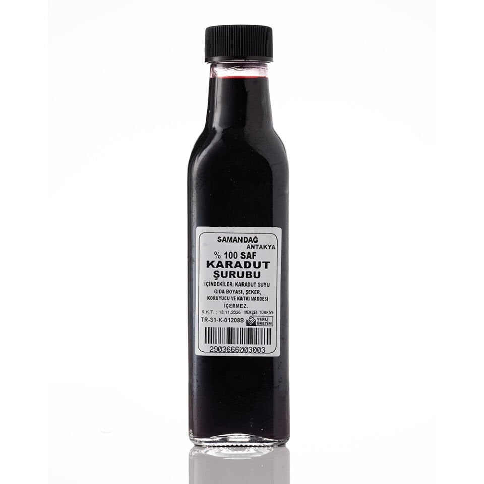 Samandağ Saf Karadut Şurubu (300 gr)