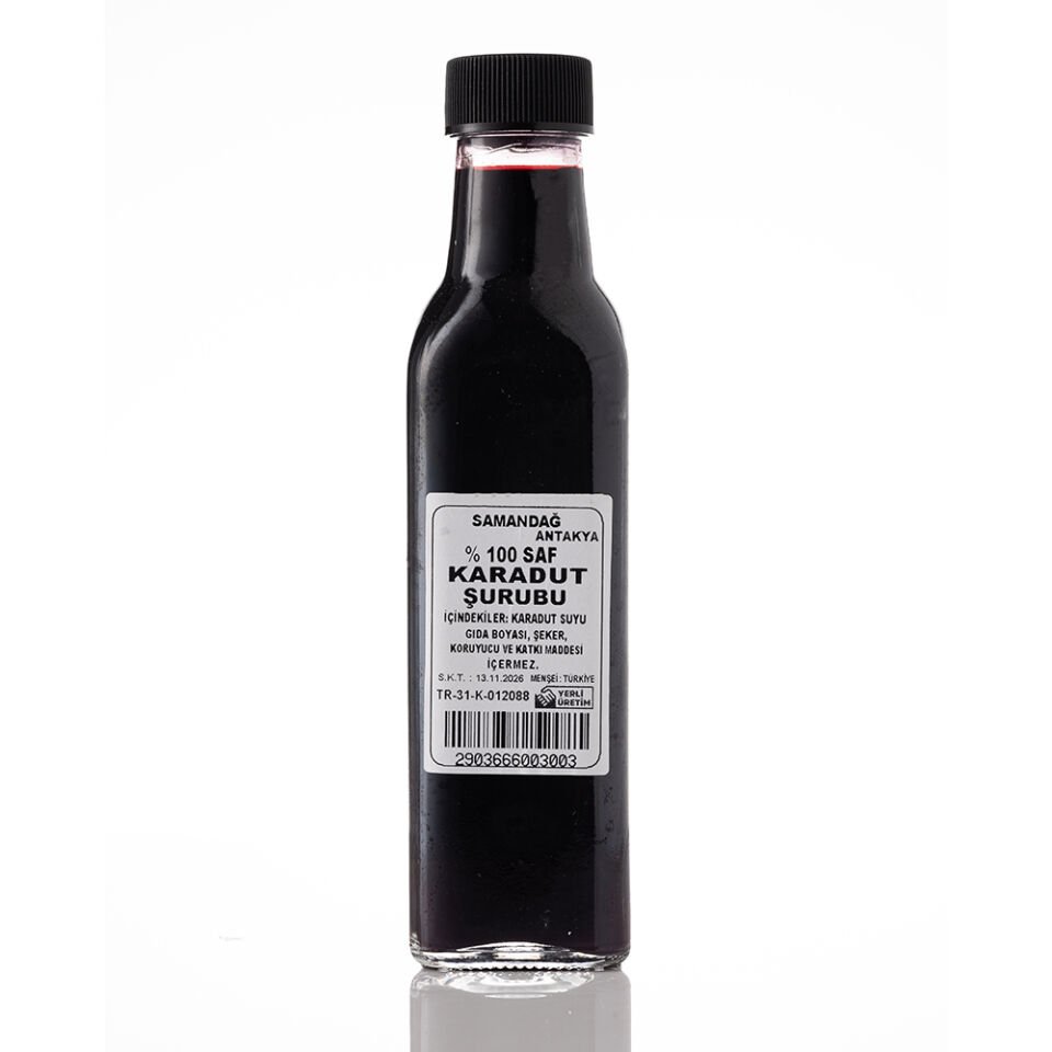 Samandağ Saf Karadut Şurubu (300 gr)