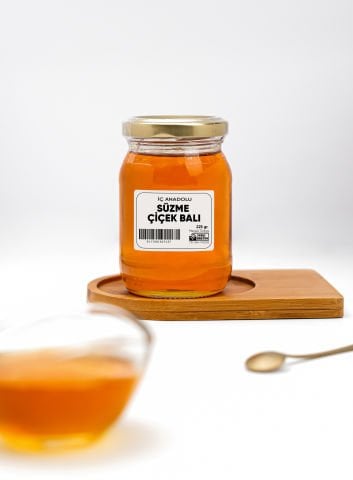 İç Anadolu Süzme Çiçek Balı (225 gr)